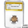 Image 1 : 1876 Indian Head Cent PGA MS65 RED