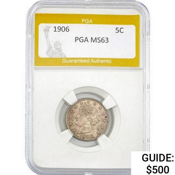 1905 Liberty Victory Nickel PGA MS63
