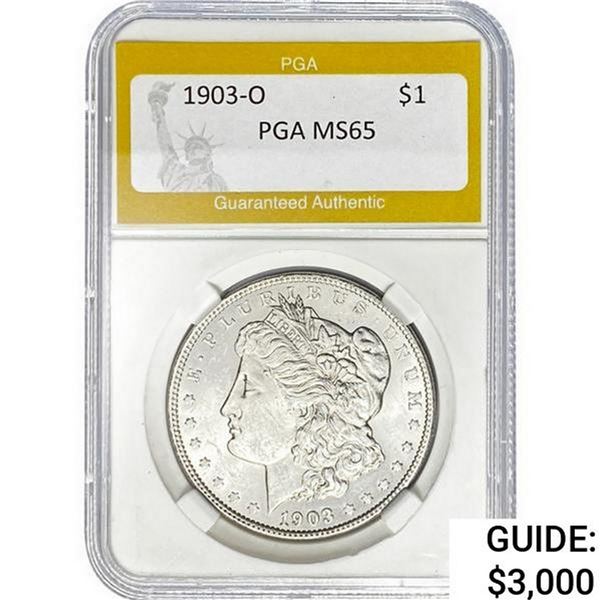 1903-O Morgan Silver Dollar PGA MS65