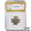 Image 1 : 1887 Nickel Three Cent PGA PR65