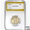 Image 1 : 1924 Standing Liberty Quarter PGA MS65