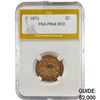 Image 1 : 1871 Two Cent Piece PGA PR64 Red