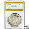 1921 Silver Peace Dollar PGA MS63+