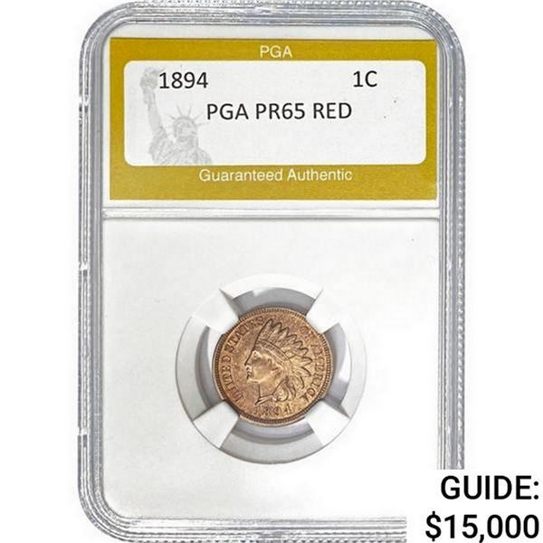 1894 Indian Head Cent PGA PR65 Red