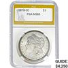 Image 1 : 1878-CC Morgan Silver Dollar PGA MS65