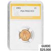 Image 1 : 1901 Indian Head Cent PGA PR66 Red