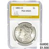 Image 1 : 1883-CC Morgan Silver Dollar PGA MS65