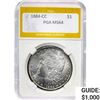 Image 1 : 1884-CC Morgan Silver Dollar PGA MS64