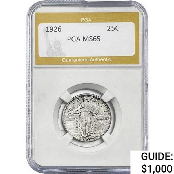 1926 Standing Liberty Quarter PGA MS65