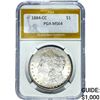 Image 1 : 1884-CC Morgan Silver Dollar PGA MS64