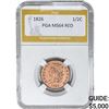 Image 1 : 1826 Classic Head Half Cent PGA MS64 Red
