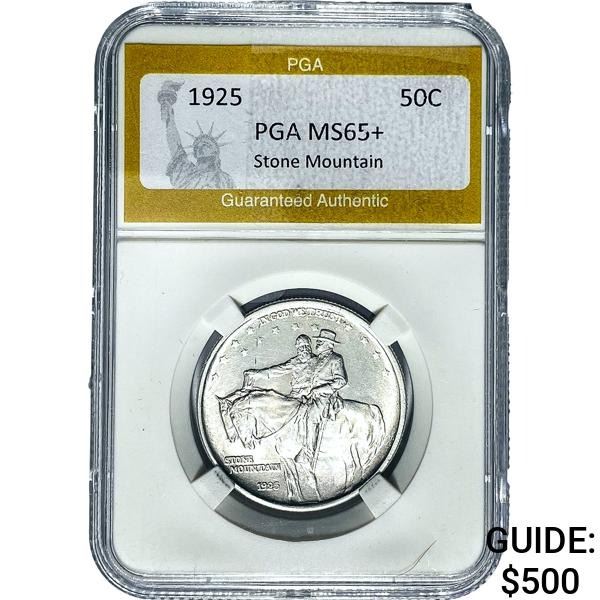 1925 Stone Mountain Half Dollar PGA MS65+