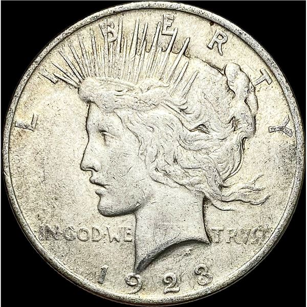 1923 Silver Peace Dollar LIGHTLY CIRCULATED