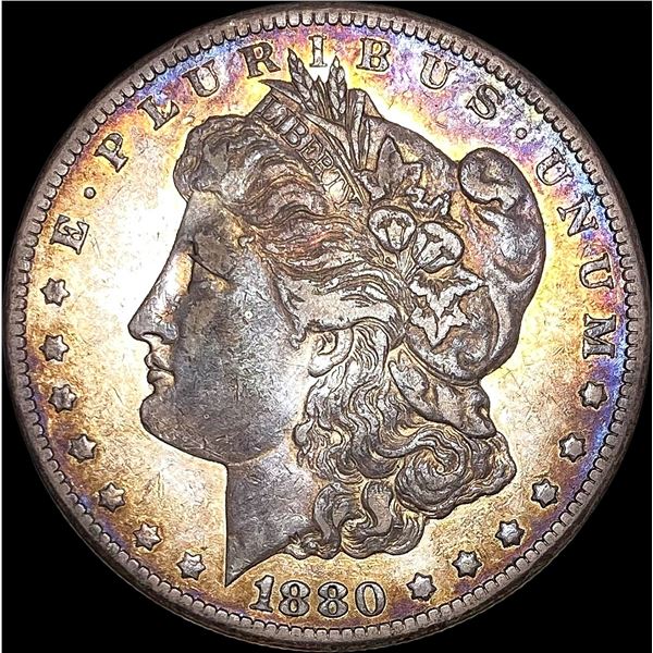 1880-CC Silver Morgan Dollar NEARLY UNCIRCULATED