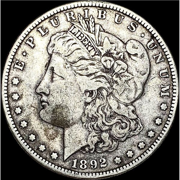1892-S Silver Morgan Dollar LIGHTLY CIRCULATED