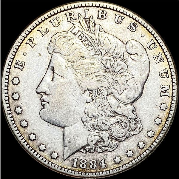 1884 Morgan Silver Dollar NEARLY UNCIRCULATED