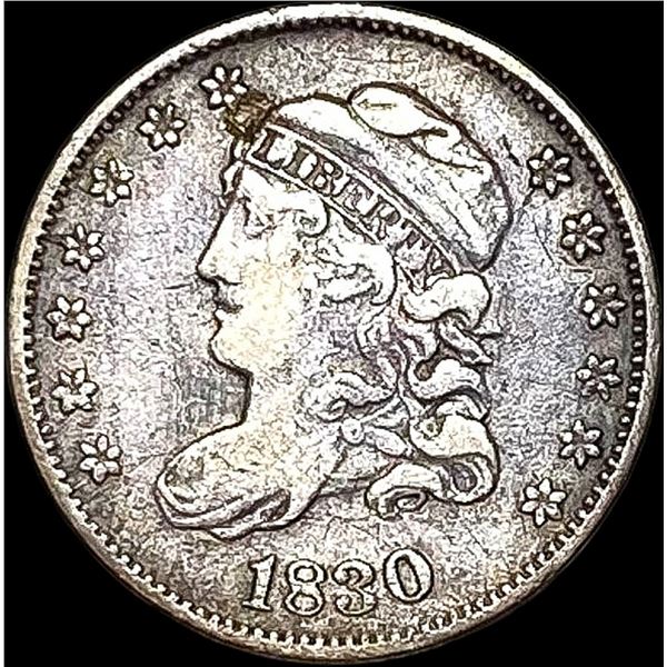 1830 Capped Bust Half Dime LIGHTLY CIRCULATED