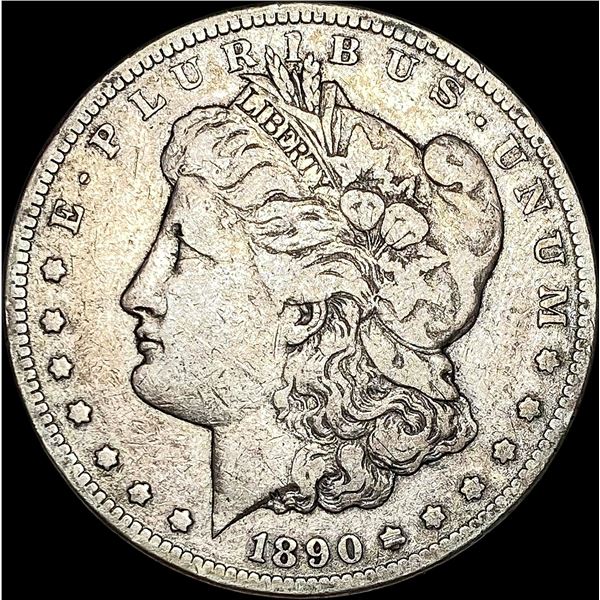 1890-CC Silver Morgan Dollar LIGHTLY CIRCULATED
