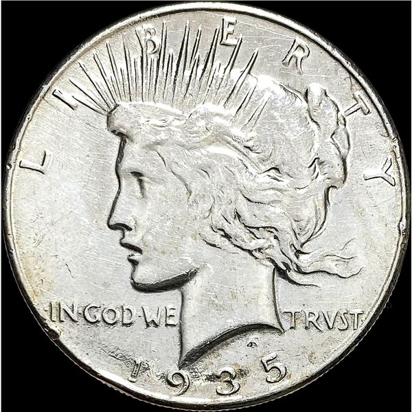 1935-S Silver Peace Dollar CLOSELY UNCIRCULATED