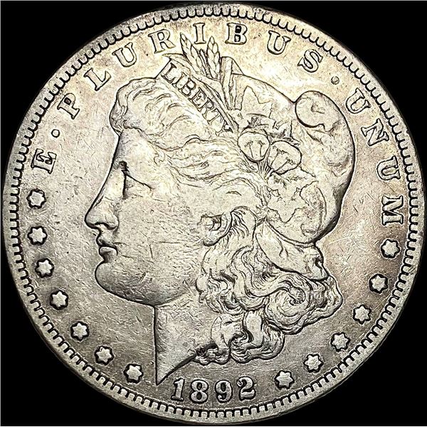 1892-S Silver Morgan Dollar LIGHTLY CIRCULATED