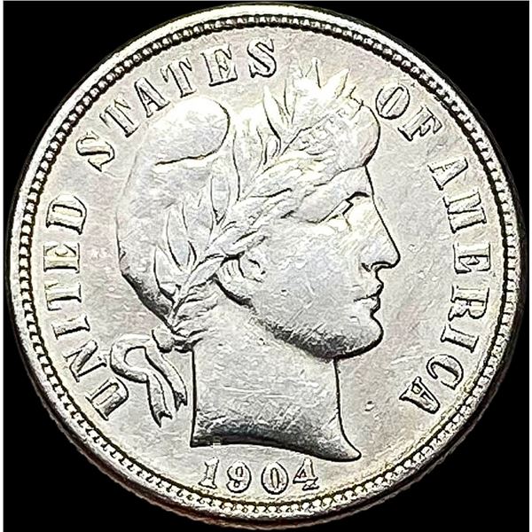 1904-S Silver Barber Dime UNCIRCULATED