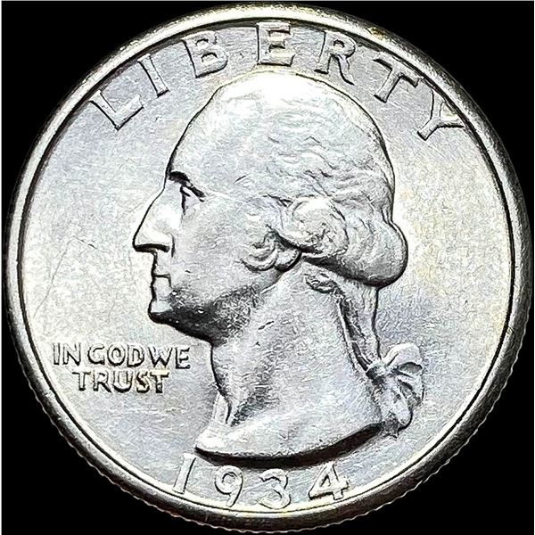 1934 Silver Washington Quarter UNCIRCULATED