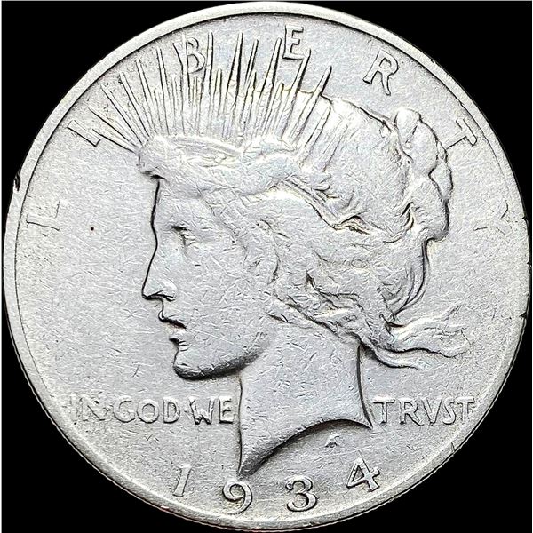1934-D Silver Peace Dollar LIGHTLY CIRCULATED