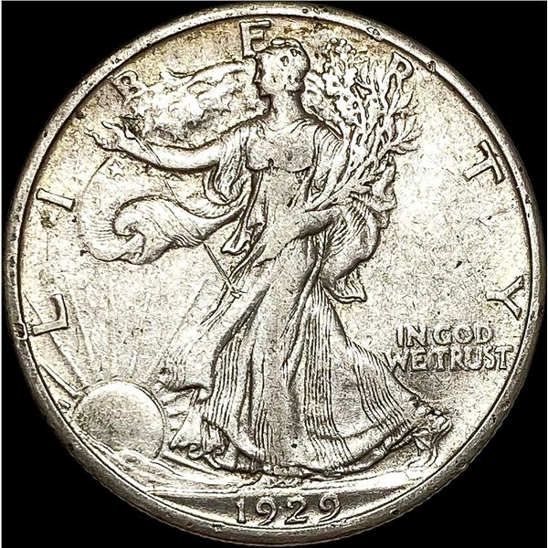 1929-D Walking Liberty Half Dollar NEARLY UNCIRCULATED