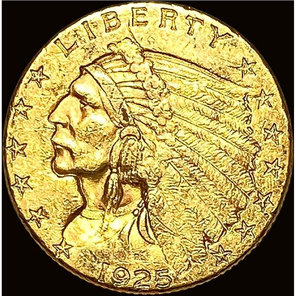 1925-D Gold $2.50 Indian Head Quarter Eagle UNCIRCULATED