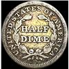 Image 2 : 1845 Seated Liberty Half Dime NICELY CIRCULATED