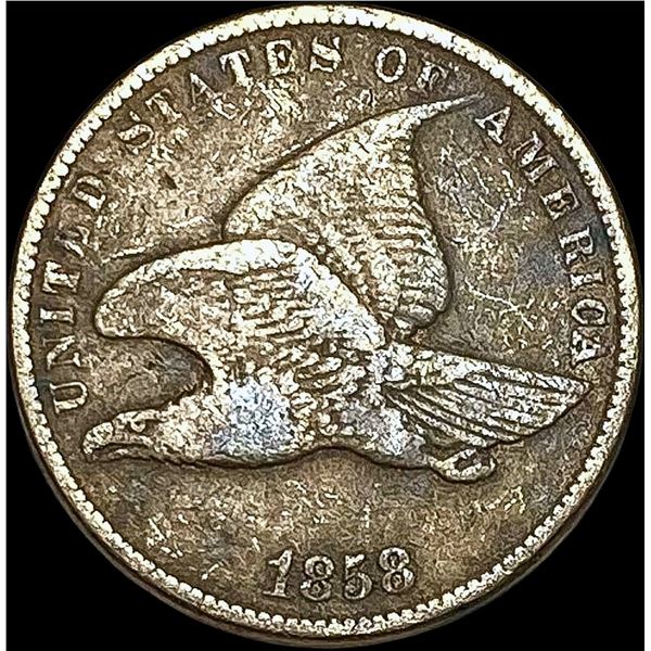 1858 Flying Eagle Cent LIGHTLY CIRCULATED