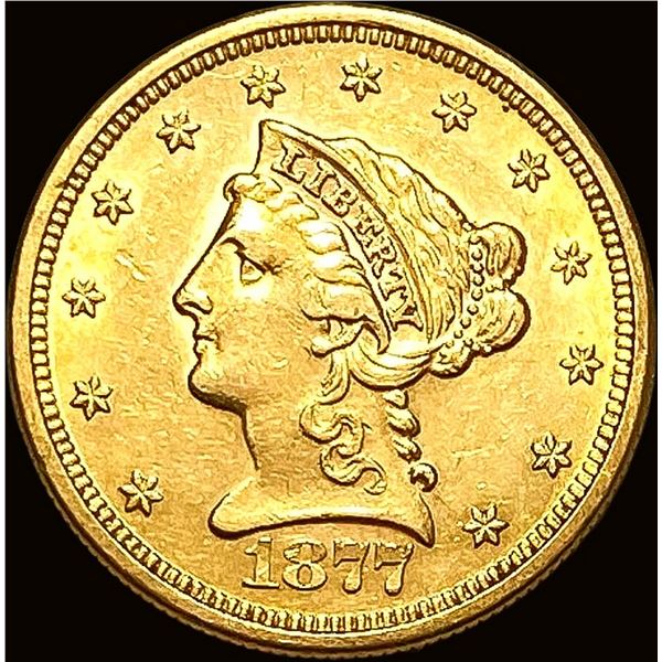 1877-S Gold $2.50 Liberty Head Quarter Eagle UNCIRCULATED