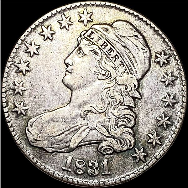 1831 Capped Bust Half Dollar NEARLY UNCIRCULATED