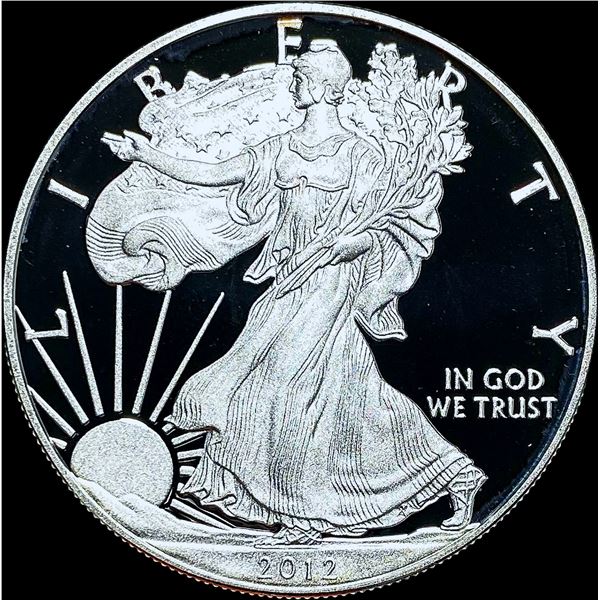 2012-S Silver American Eagle Proof $1 GEM PROOF