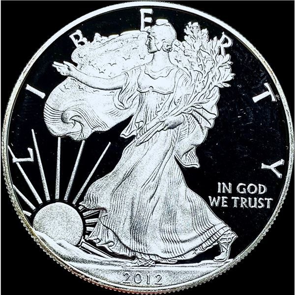 2012-S Silver American Eagle Proof $1 GEM PROOF