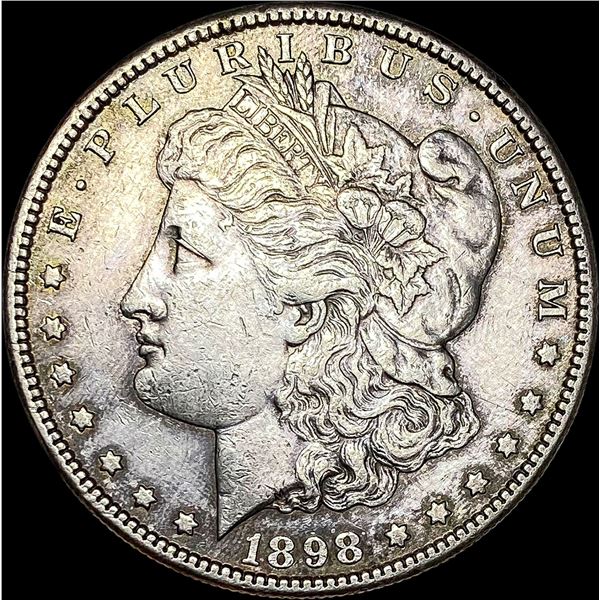 1898-S Silver Morgan Dollar ABOUT UNCIRCULATED