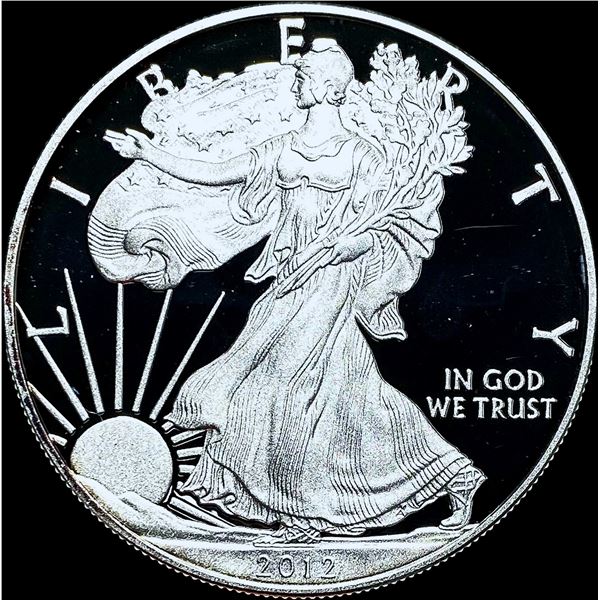 2012-S Silver American Eagle Proof $1 GEM PROOF