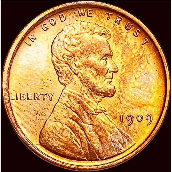 1909 VDB Red Lincoln Wheat Cent UNCIRCULATED