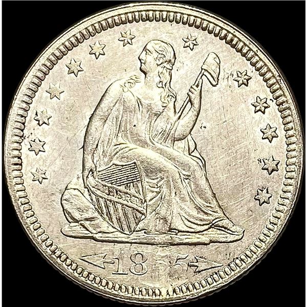 1855 Seated Liberty Silver Quarter UNCIRCULATED