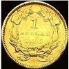 Image 2 : 1855 Type 2 Gold $1 Indian Princess Head HIGH GRADE