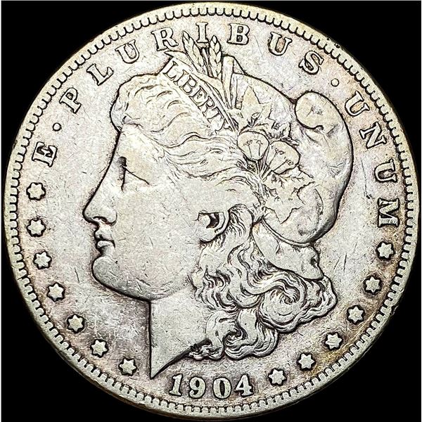 1904-S Silver Morgan Dollar LIGHTLY CIRCULATED