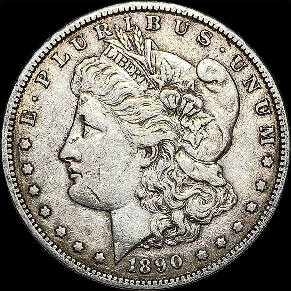 1890-S Silver Morgan Dollar NEARLY UNCIRCULATED