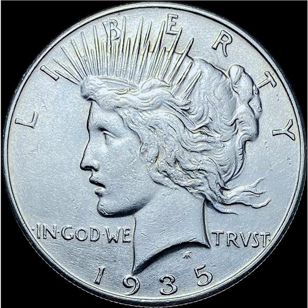 1935 Silver Peace Dollar CHOICE AU