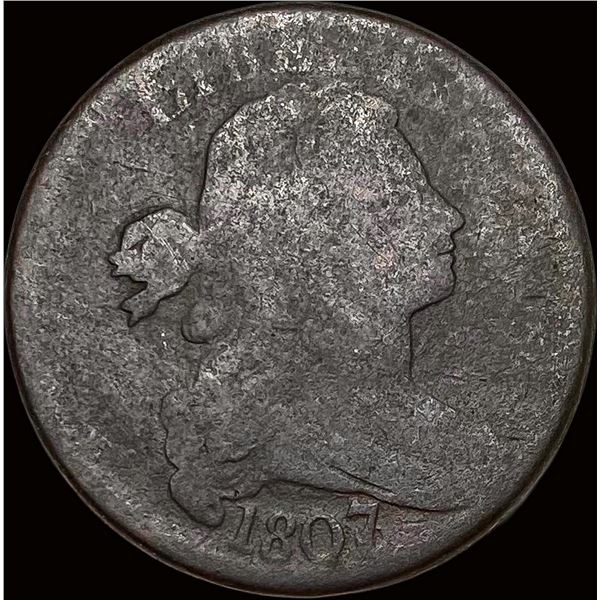 1807 Draped Bust Large Cent LIGHTLY CIRCULATED
