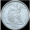 Image 1 : 1890 Seated Liberty Dime CHOICE BU