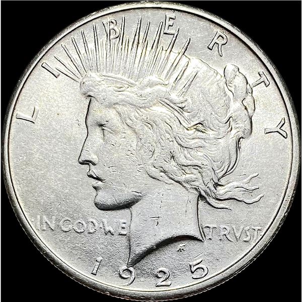 1925-S Silver Peace Dollar NEARLY UNCIRCULATED
