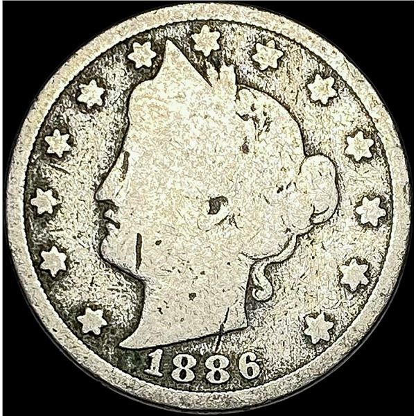 1886 Liberty Head Nickel NICELY CIRCULATED