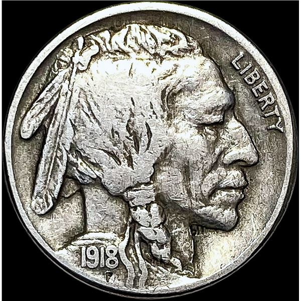 1918-S Buffalo Nickel NEARLY UNCIRCULATED