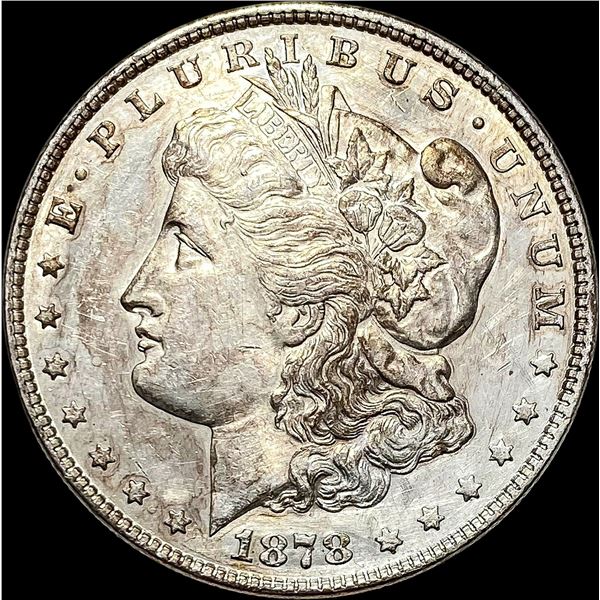 1878 Silver Morgan Dollar CLOSELY UNCIRCULATED