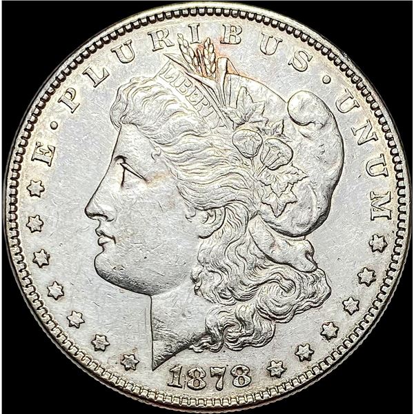 1878 Silver Morgan Dollar CLOSELY UNCIRCULATED
